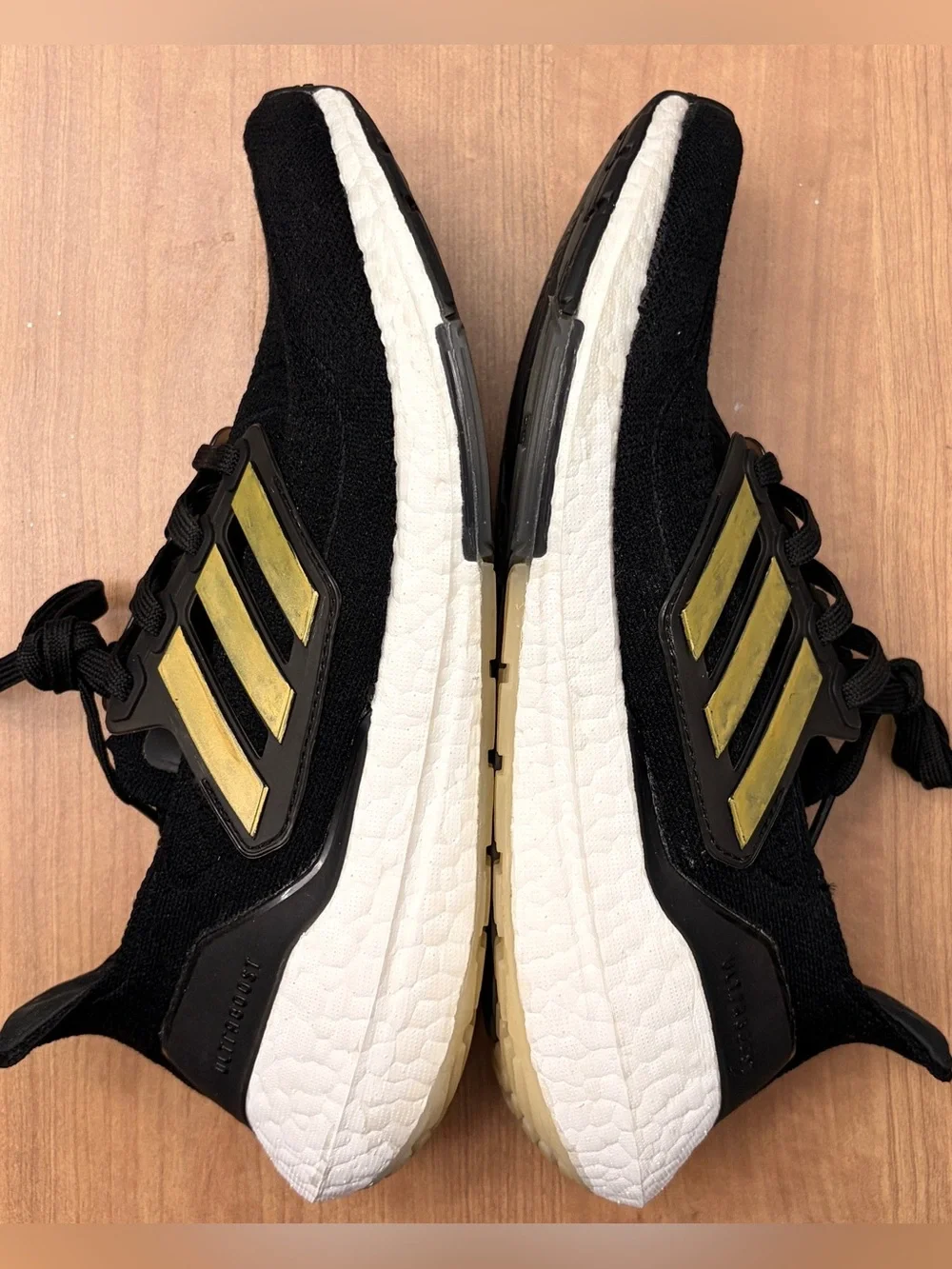 adidas Ultraboost 22 Primeblue Black Gold Running Shoes Women’s US 6 Continental